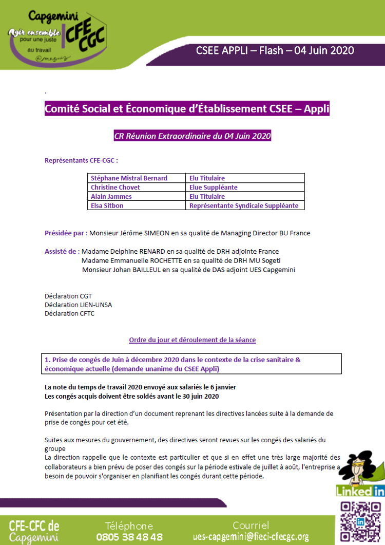Convention Collective Aéraulique Thermique Et Frigorifique 2020