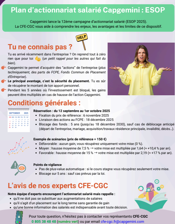 Chaque année, Octobre Rose nous rappelle que la lutte contre le cancer du sein est l’affaire de toutes et tous. À la CFE-CGC Capgemini, nous faisons de la santé et du bien-être des salariés une priorité absolue.
