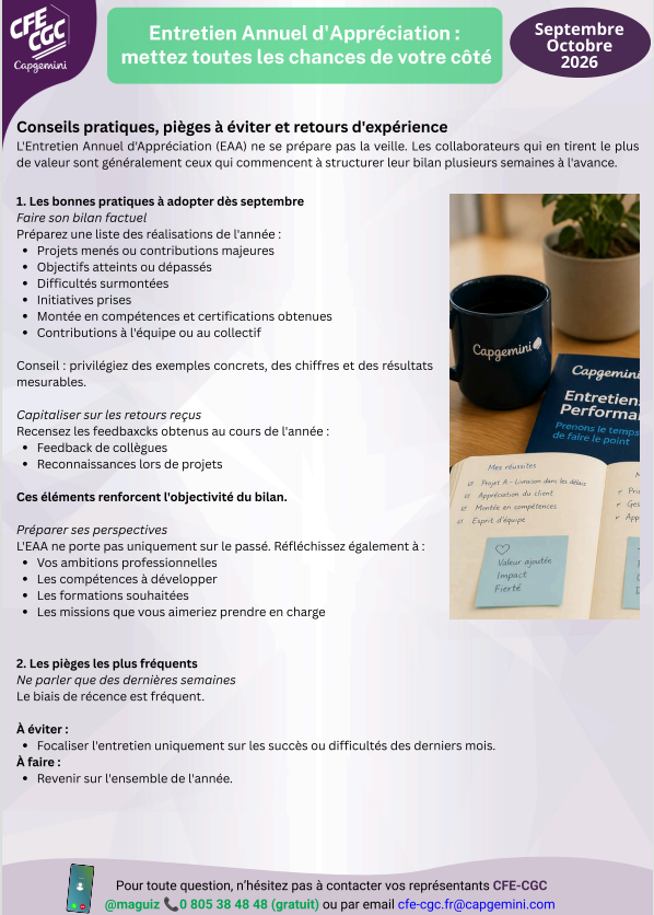 L'Entretien Annuel d'Appréciation (EAA) ne se prépare pas la veille. Les collaborateurs qui en tirent le plus de valeur sont généralement ceux qui commencent à structurer leur bilan plusieurs semaines à l'avance.